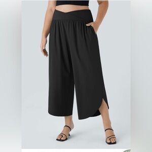 NWT Halara Breezeful High Waisted Crossover Wide Leg Pants XL